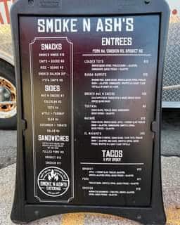 Smoke N Ash’s here until 8pm tonight- get your smoked brisket / loaded tots fix!